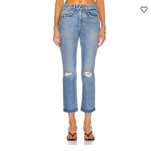 GRLFRND Karolina Petite High Rise Straight Crop size 26